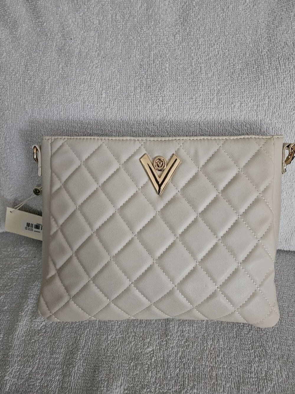 Valentino Orlandi Vegan Leather Large Crossbody Bag